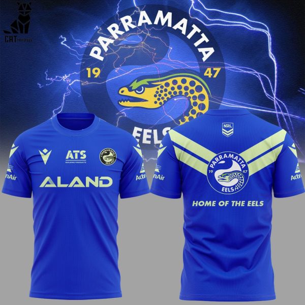 Parramatta Eels Aland NRL Blue Design 3D T-Shirt