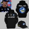 Parramatta Eels Est 1947 NRL Black Logo Design 3D Hoodie Longpant Cap Set