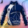 Personalized Toronto Maple Leafs Limited Blue Design 3D Hoodie Longpant Cap Set