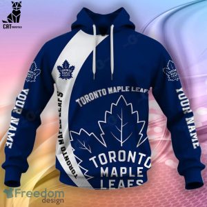 Personalized Toronto Maple Leafs Blue Tree On Sleeve Design 3D Hoodie Longpant Cap Set
