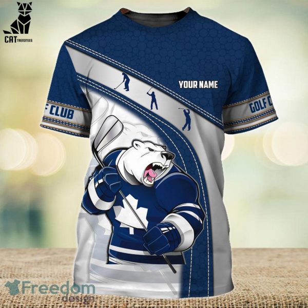 Personalized Toronto Maple Leafs Mascot Design 3D T-Shirt