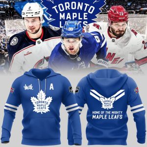 Toronto Maple Leafs NHL Blue Logo Design 3D Hoodie