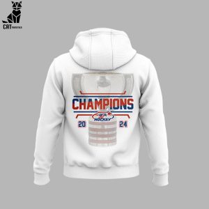 USA Hockey World Junior Ice Hockey Champions 2024 Full White Design Nike Logo Hoodie Longpant Cap Set