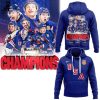 2024 Junior Hockey World Champions US National Junior Team Blue Cup Design 3D Hoodie