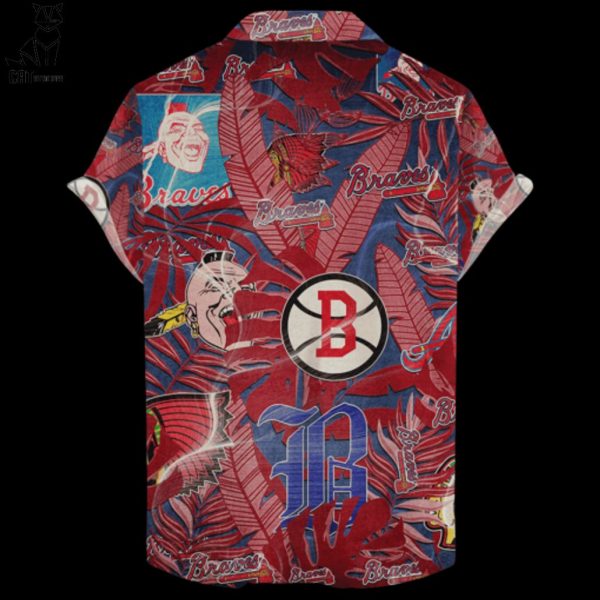 Atlanta Braves Retro Logo Hawaiian Shirt