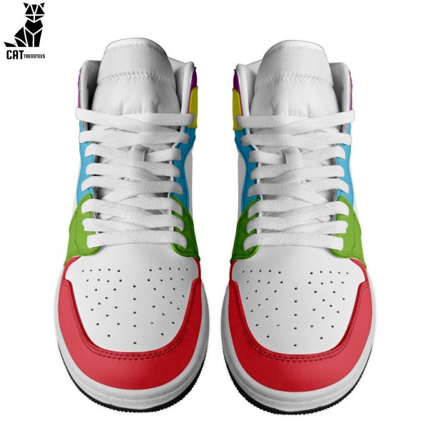 Backstreet Boys Nike Logo Pink Green Design Air Jodan 1 High Top