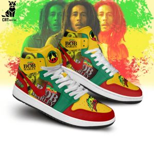 BOB Marley Rasta Mania Nike Logo Design Air Jordan 1 High Top