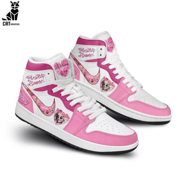 Britney Bitch Spears Teen Dream Nike Portrait Design Air Jordan 1 High Top