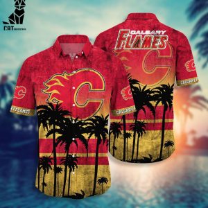 Calgary Flames NHL Hawaii Shirt Short Style Hot Trending Summer