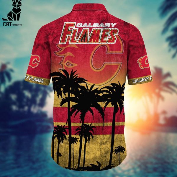 Calgary Flames NHL Hawaii Shirt Short Style Hot Trending Summer