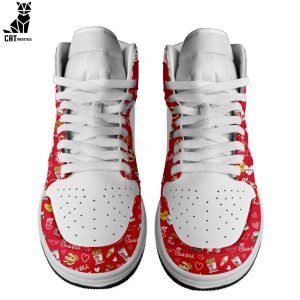 Chick Fil A Nike Logo Red Design Air Jordan 1 High Top