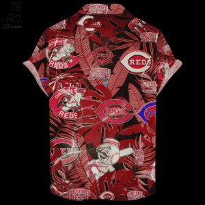 Cincinnati Reds Retro Logo Hawaiian Shirt