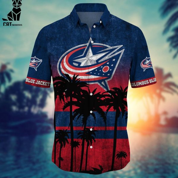 Columbus Blue Jackets NHL Hawaii Shirt Short Style Hot Trending Summer