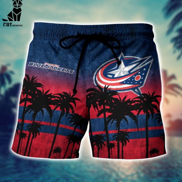 Columbus Blue Jackets NHL Hawaii Shirt Short Style Hot Trending Summer