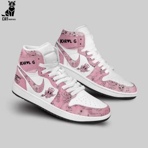 Karol Nike Pink White Design Air Jordan 1 High Top