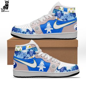 Mac Miller Blue White Nike Design Air Jordan 1 High Top