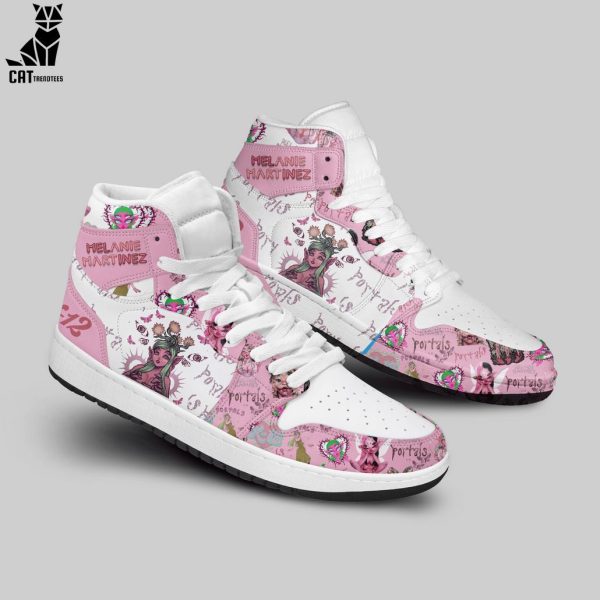 Melanie Martinez Portrait K-12 Pink Design Air Jordan 1 High Top