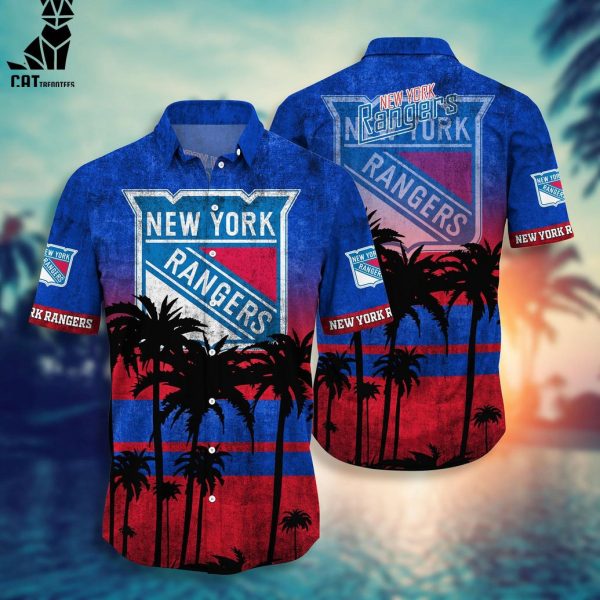 New York Rangers NHL Hawaii Shirt Short Style Hot Trending Summer