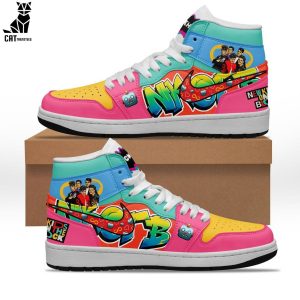 Newkids On The Block Nike Logo Design Air Jordan 1 High Top