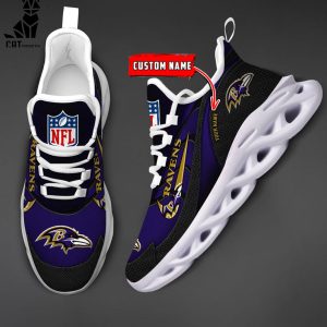 NFL Baltimore Ravens Personalized Max Soul Shoes
