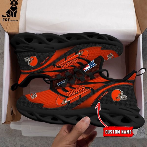 NFL Cleveland Browns Personalized Max Soul Shoes
