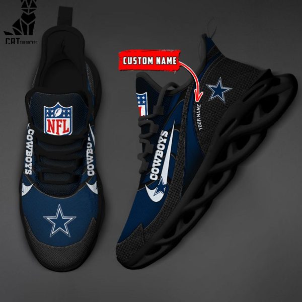NFL Dallas Cowboys Personalized Max Soul Shoes