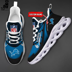 NFL Detroit Lions Personalized Max Soul Shoes