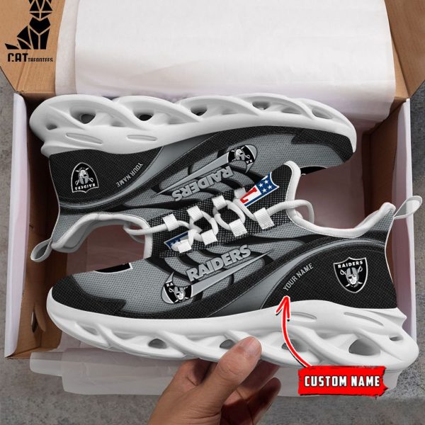 NFL Las Vegas Raiders Personalized Max Soul Shoes