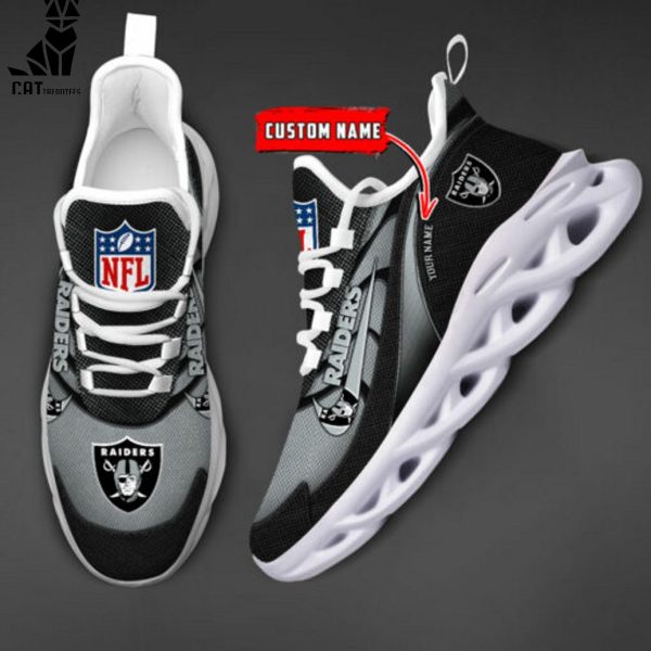 NFL Las Vegas Raiders Personalized Max Soul Shoes