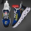 NFL Los Angeles Chargers Personalized Max Soul Shoes