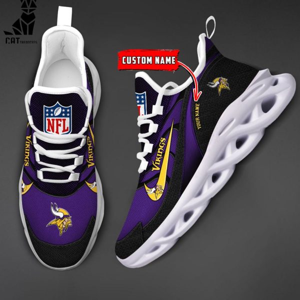 NFL Minnesota Vikings Personalized Max Soul Shoes