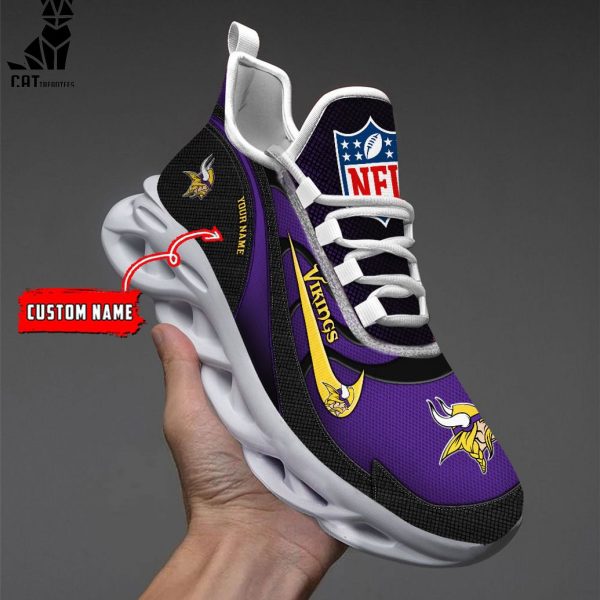 NFL Minnesota Vikings Personalized Max Soul Shoes