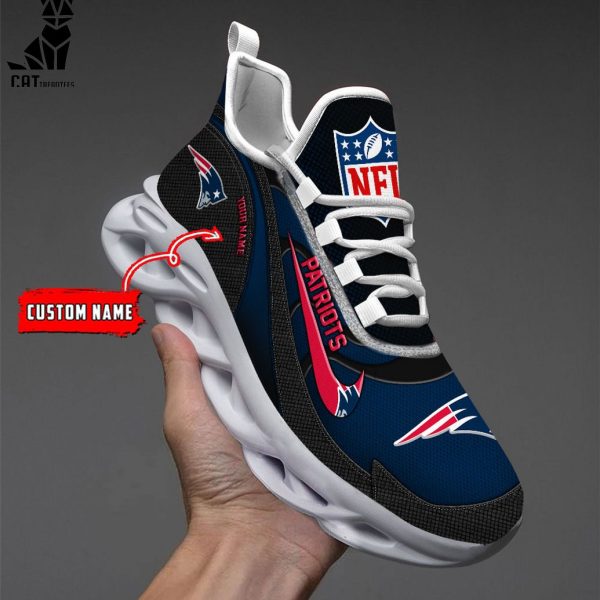 NFL New England Patriots Personalized Max Soul Shoes