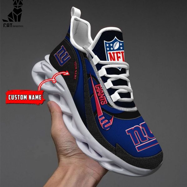 NFL New York Giants Personalized Max Soul Shoes