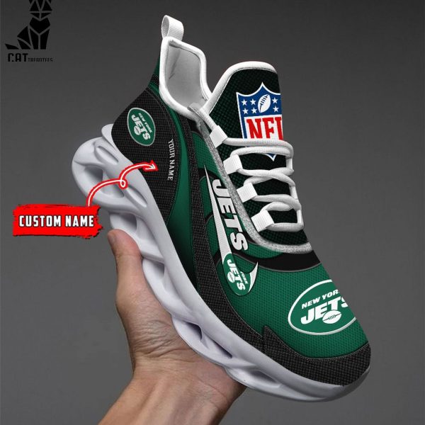 NFL New York Jets Personalized Max Soul Shoes