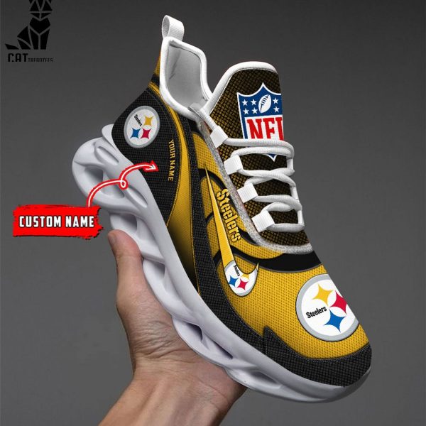 NFL Pittsburgh Steelers Personalized Max Soul Shoes