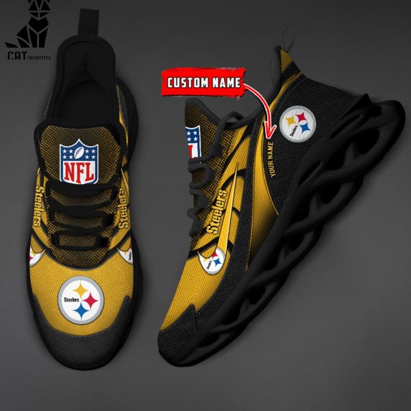 NFL Pittsburgh Steelers Personalized Max Soul Shoes