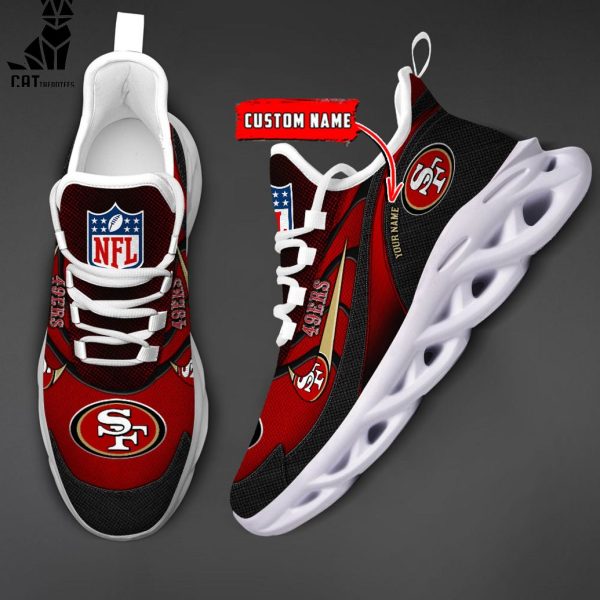NFL San Francisco 49ers Personalized Max Soul Shoes