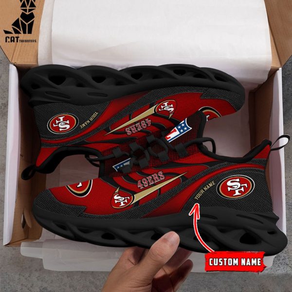 NFL San Francisco 49ers Personalized Max Soul Shoes
