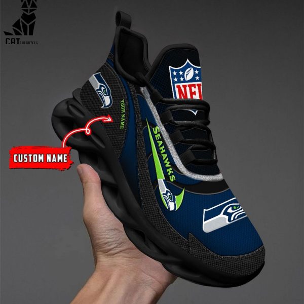 NFL Seattle Seahawks Personalized Max Soul Shoes