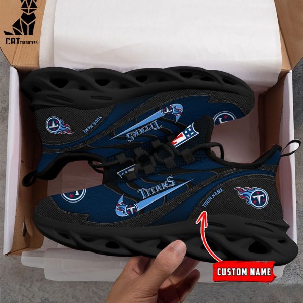 NFL Tennessee Titans Personalized Max Soul Shoes