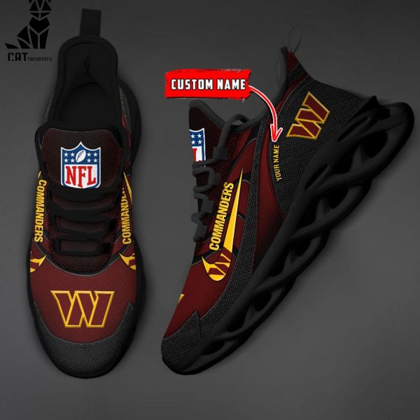 NFL Washington Commanders Personalized Max Soul Shoes