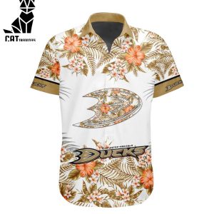 NHL Anaheim Ducks Special Hawaiian Design Button Shirt ST2301