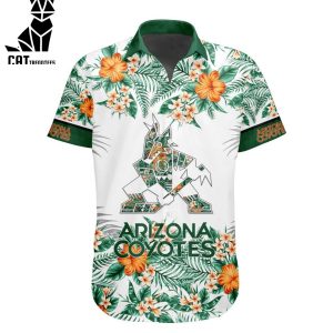NHL Arizona Coyotes Special Hawaiian Design Button Shirt ST2301
