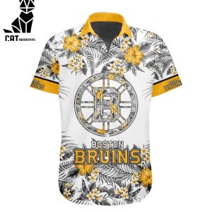 NHL Boston Bruins Special Hawaiian Design Button Shirt ST2301