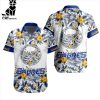 NHL Calgary Flames Special Hawaiian Design Button Shirt ST2301