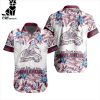 NHL Columbus Blue Jackets Special Hawaiian Design Button Shirt ST2301