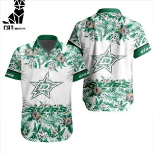 NHL Dallas Stars Special Hawaiian Design Button Shirt ST2301