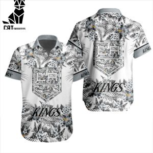 NHL Los Angeles Kings Special Hawaiian Design Button Shirt ST2301