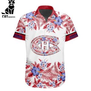 NHL Montreal Canadiens Special Hawaiian Design Button Shirt